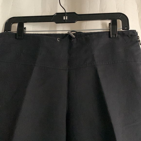 Lanvin Black Drawstring Waist Cotton Shorts 38 - Picture 2 of 8